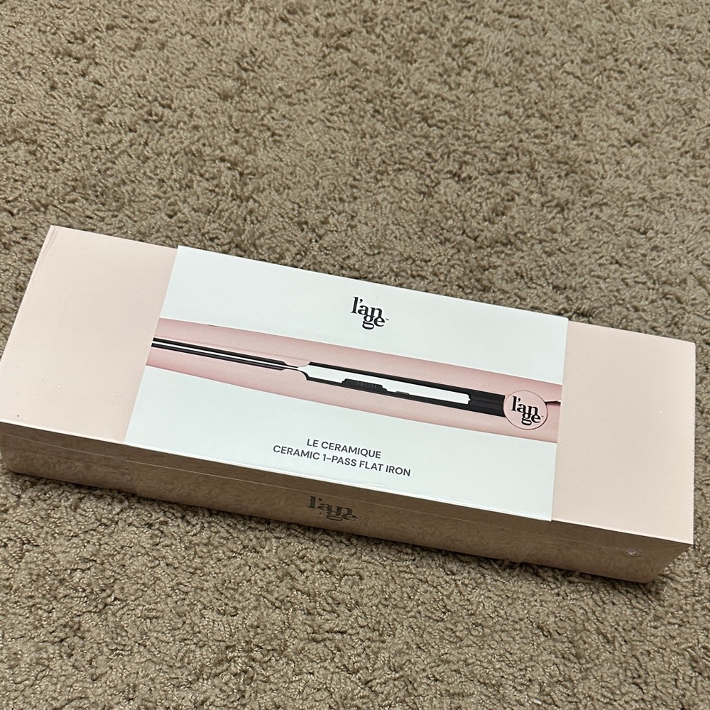 Lange Pink Ceramic Flat Iron